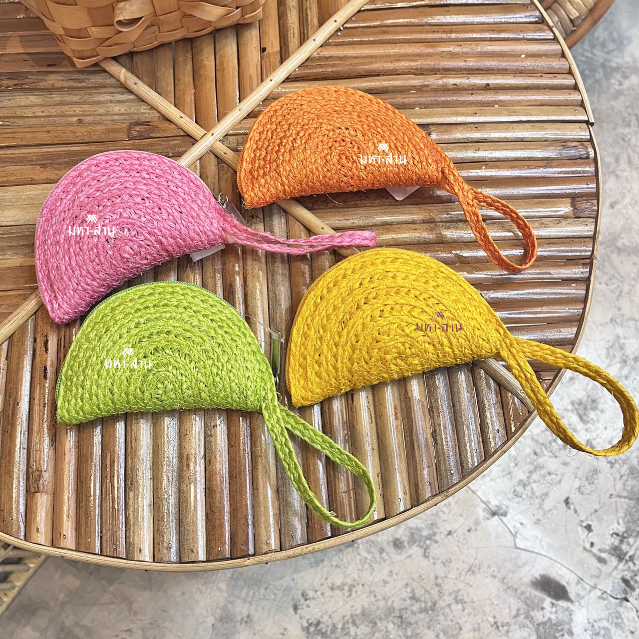 กระเป๋าป่าน กระหรี่ปั๊ป ใส่เหรียญ ของชำร่วย คละแบบ🍩