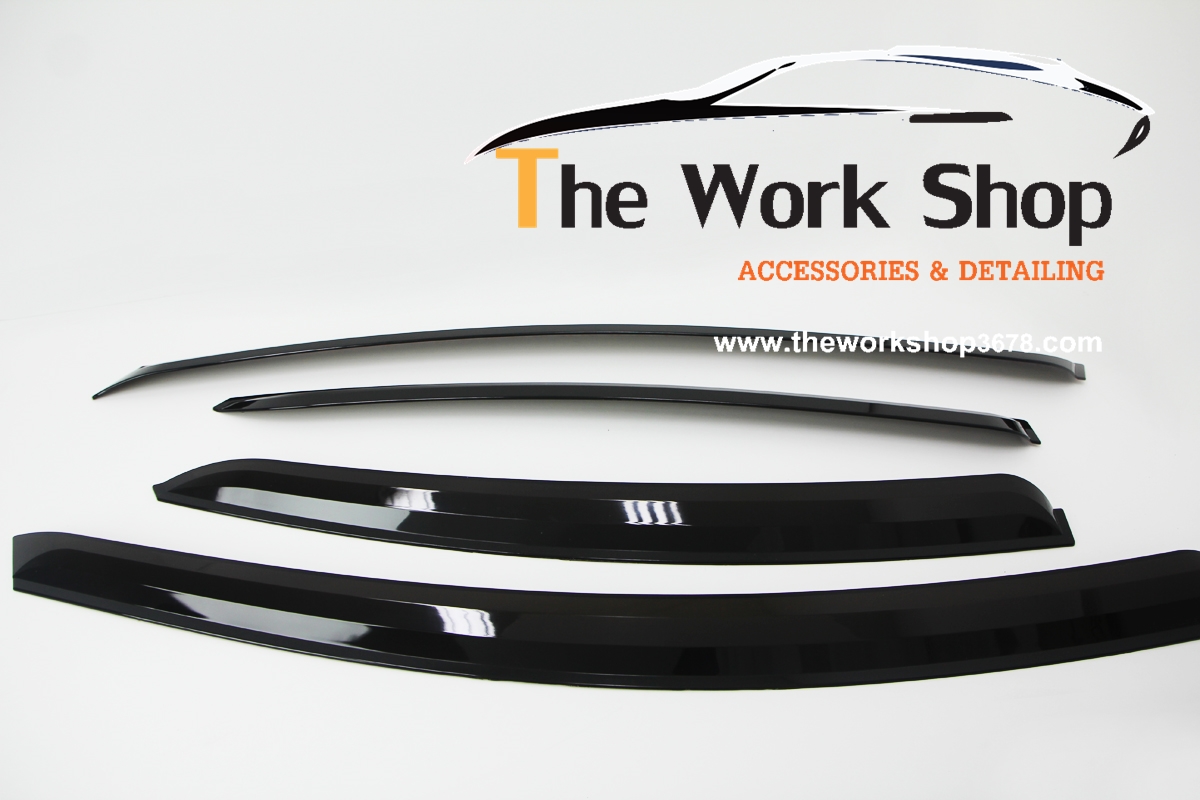 Smoke Door Visor for Sonata ( กันสาดสีดำ )