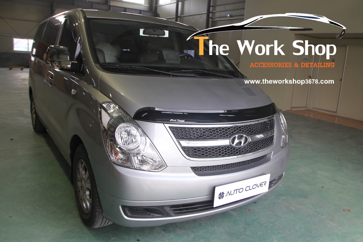 Acrylic Hood Guard for H-1 ( อครีลิคดำแต่งฝากระโปรงหน้า )