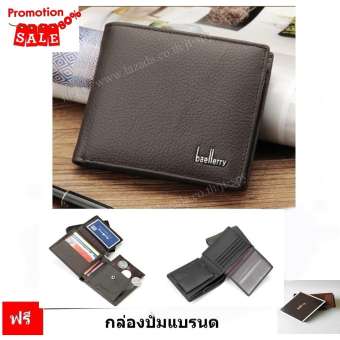 JT SPY กระเป๋าสตางค์ผู้ชายหนังแท้ 100% (มีช่องใส่เหรียญ) กระเป๋าตังค์ผู้ชาย กระเป๋านามบัตร คลาสสิคมีสไตล์ ทรงสั้น