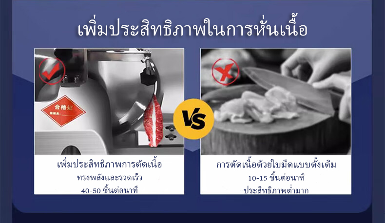 เครื่องหั่นเนื้ออัตโนมัติ/กึ่งอัตโนมัติ รุ่นยอดนิยม