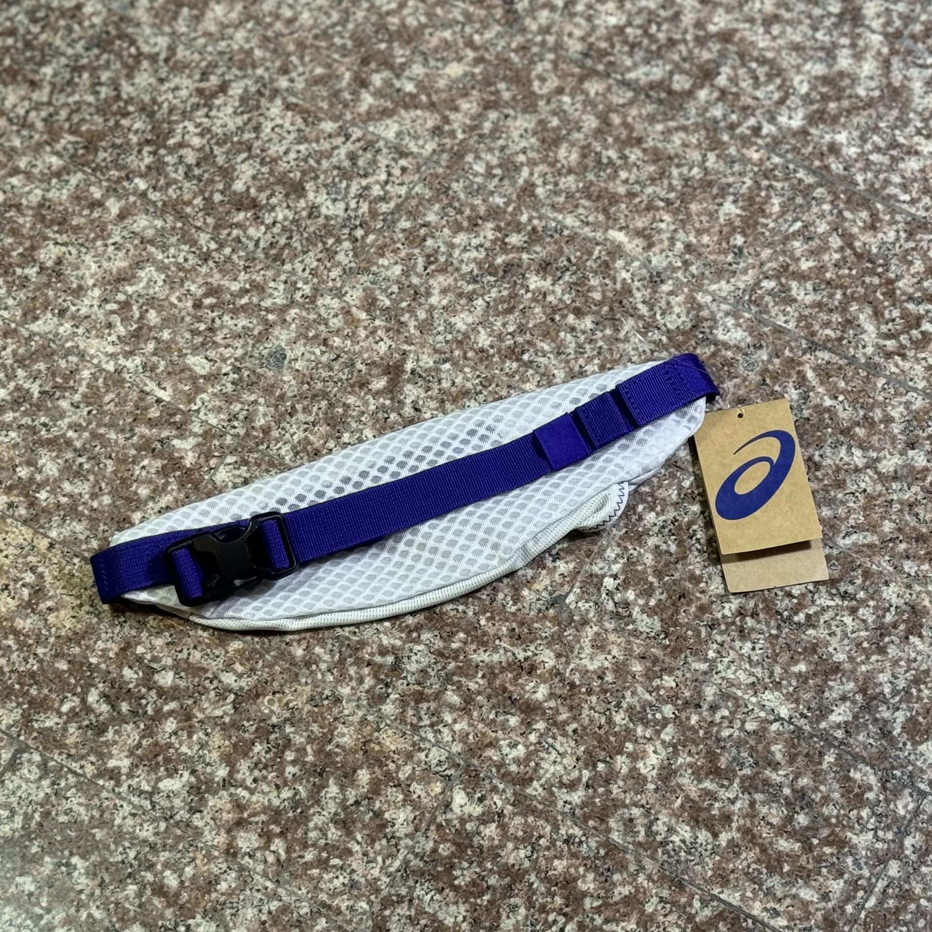 กระเป๋าวิ่ง ASICS Waist Pouch M ‘Grey/EggPlant’