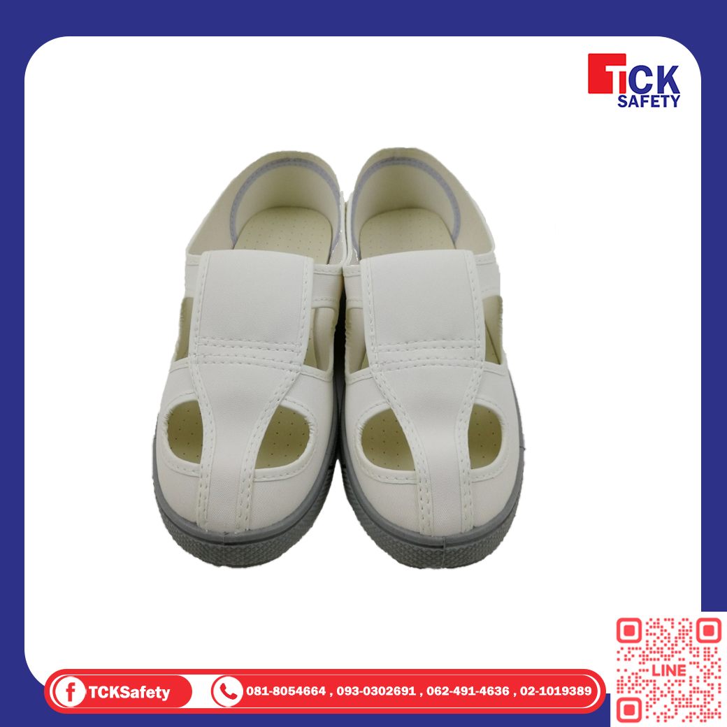 Buddy DF-999 (ESD) รองเท้าป้องกันไฟฟ้าสถิตย์ (ANTI-STATIC) สำหรับห้องคลีนรูม
