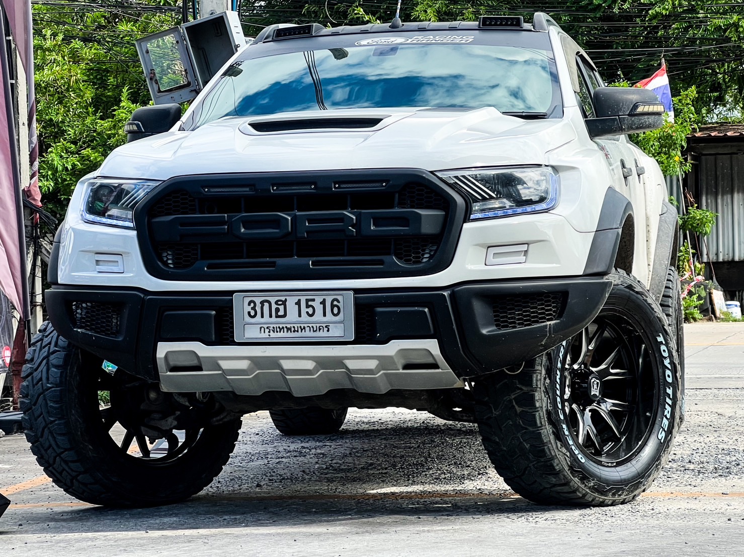 FORD RANGER ถอดชุดยก5นิ้วออก จัดทรงใหม่ที่ STEP9