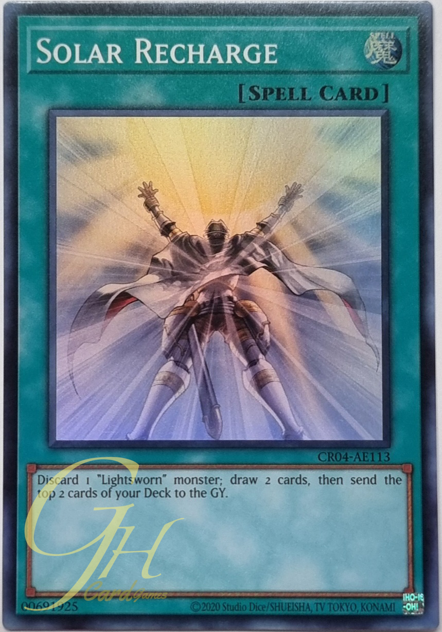 Yugioh [CR04-AE113] Solar Recharge (Super Rare)