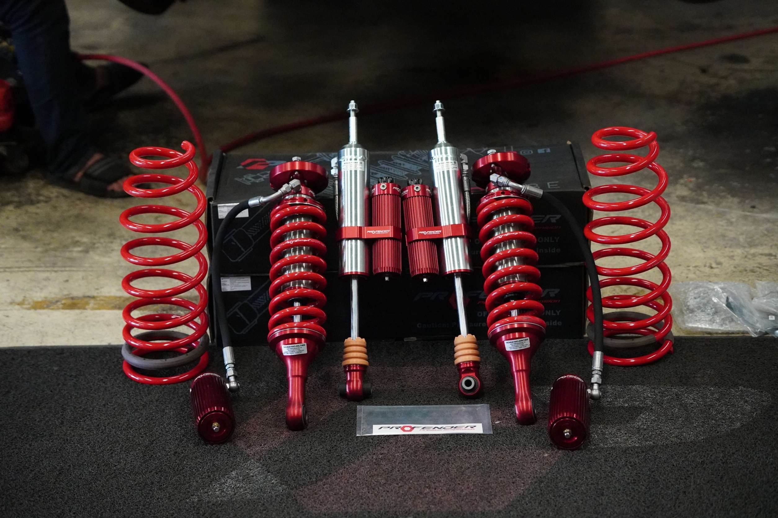 โช๊คอัพ PROFENDER OEM2.5 ใส่ FORD EVEREST ที่ STEP9