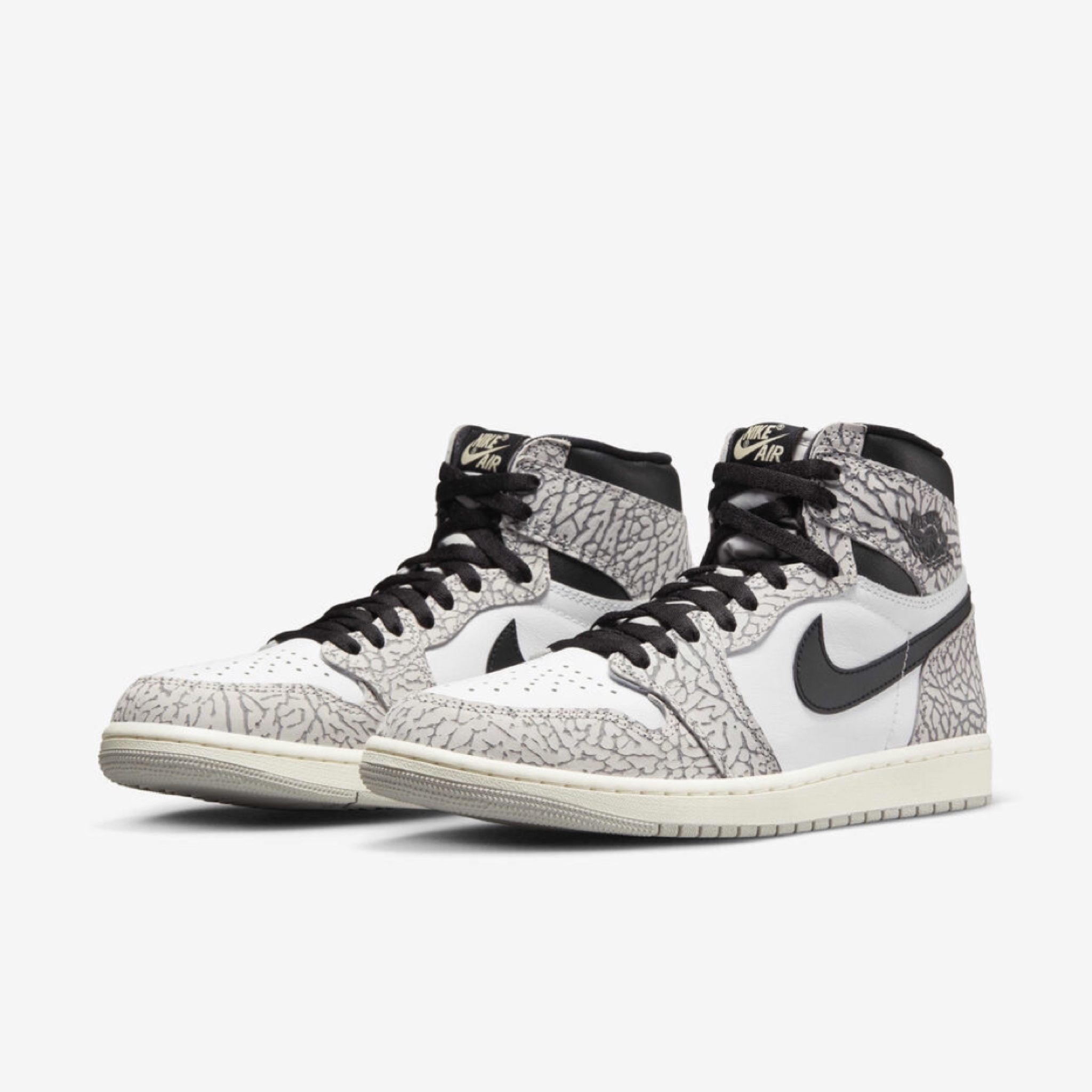 รองเท้า Nike Air Jordan 1 ‘White/Cement’ (M9US)