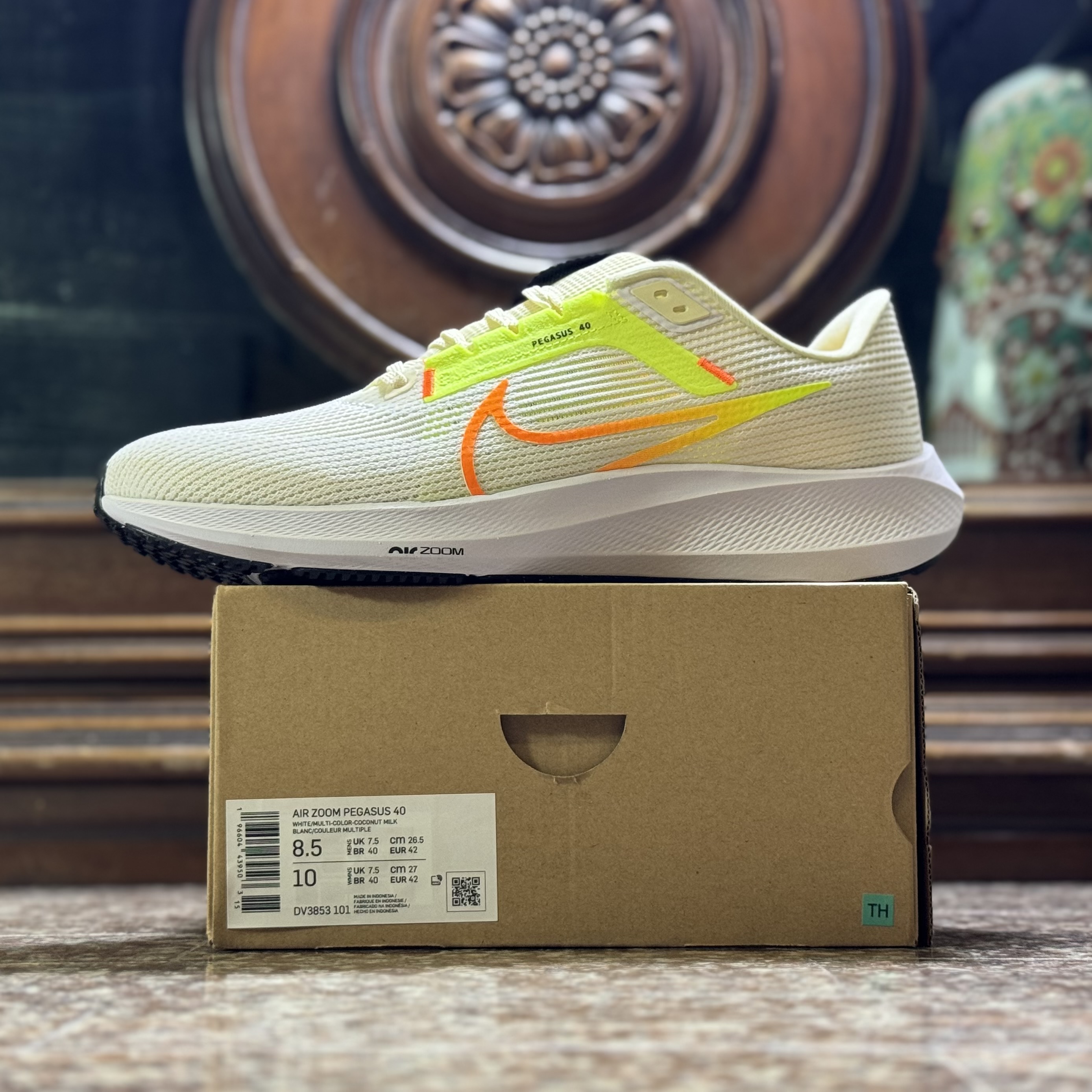 รองเท้าวิ่ง Nike Air Zoom Pegasus 40 ‘Coconut Milk’ (M8.5/10US)