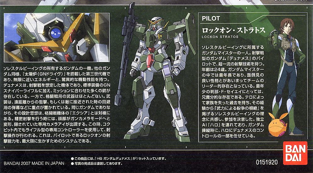 HG 1/144 GUNDAM DYNAMES