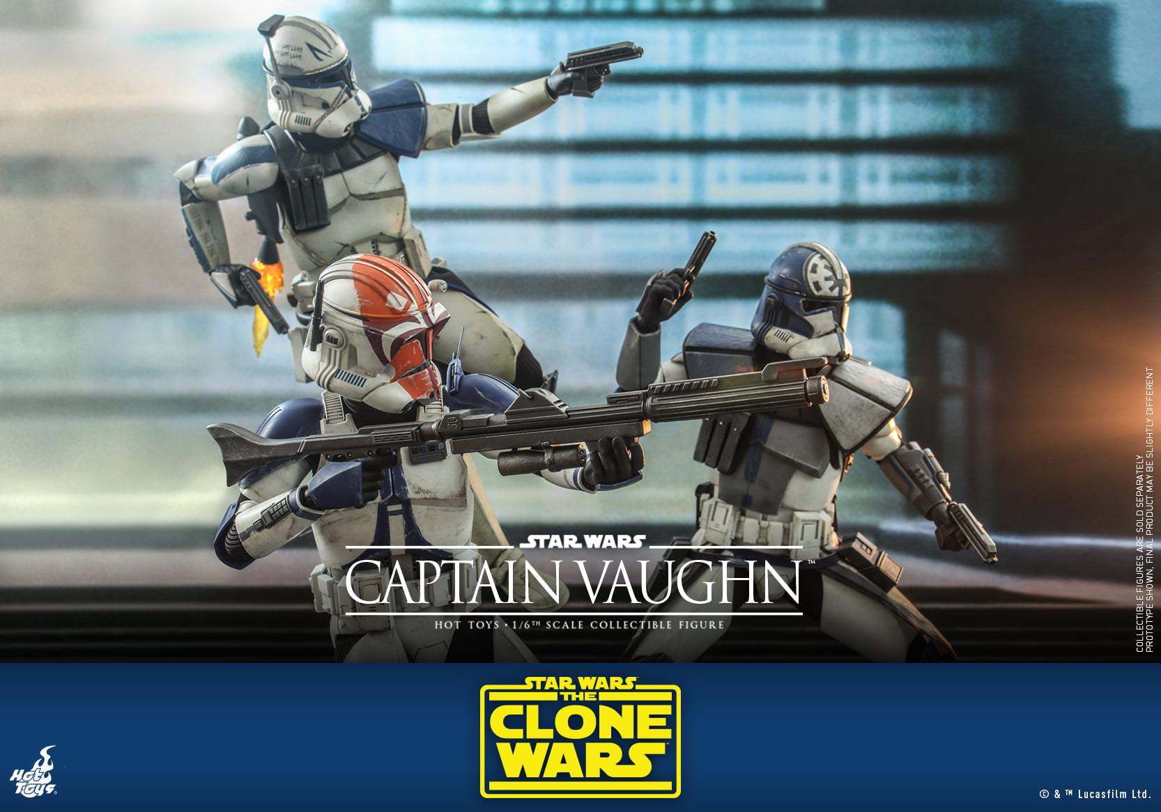 TMS 65 STAR WARS : THE CLONE WARS – CAPTAIN VAUGHN