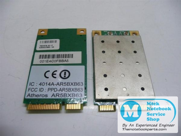 MT00515 Acer Aspire 5000 1640 1680 3000 3500 Travelmate 2480 Wireless Card PPD-AR5BXB63 T60H976.00 LF E200028155-06
