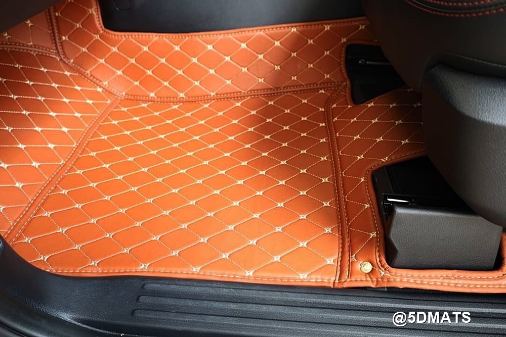 พรมปูพื้นรถยนต์ 6D FORD RANGER ปี2022-28 พรม6D ฟอร์ด แรนเจอร์ เข้ารูป เต็มคัน (3ชิ้น)