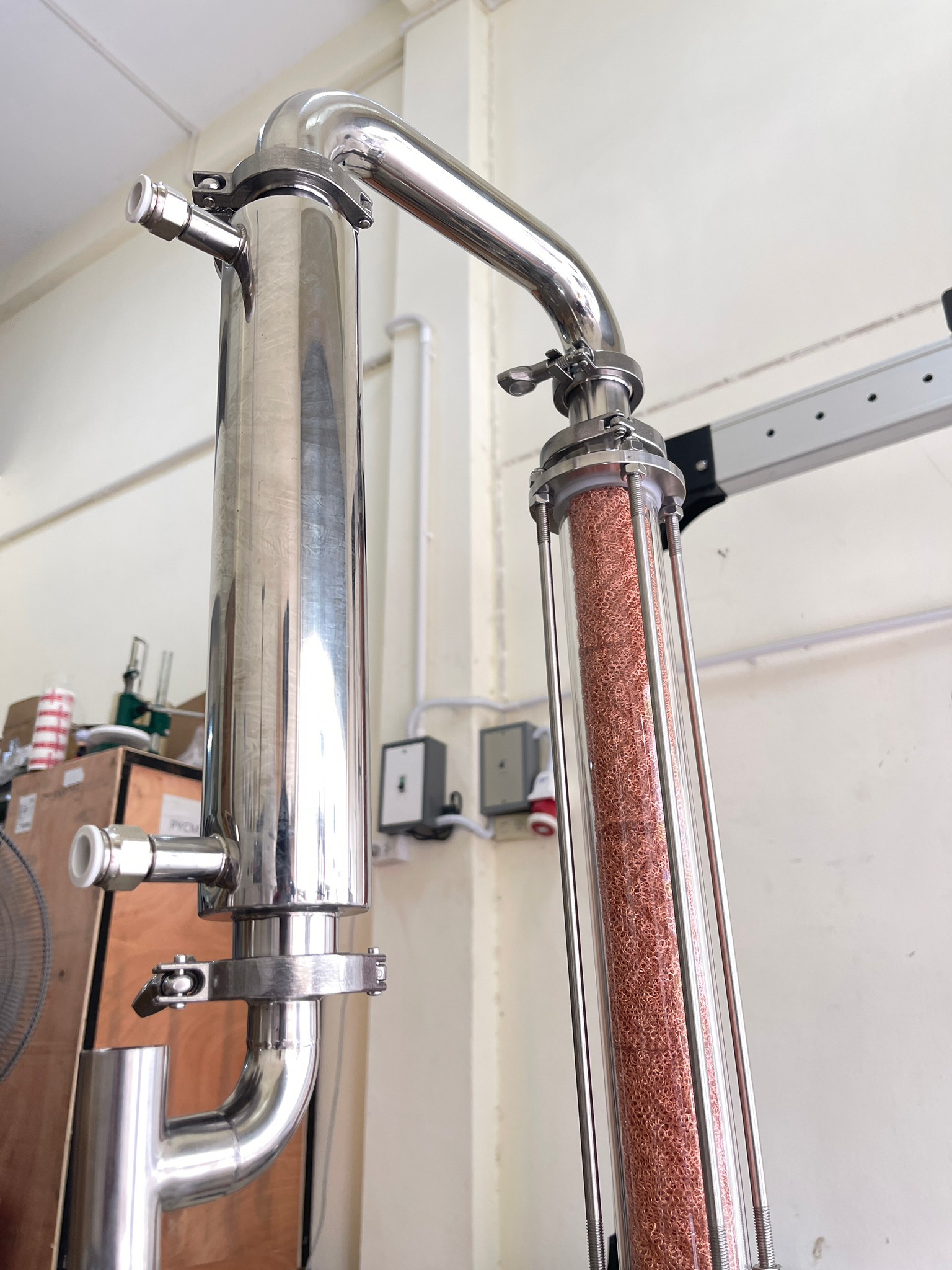 16593 yantai-06 เครื่องสกัด เครื่องกลั่นไฟฟ้า ทองแดง ขนาด 60 ลิตร