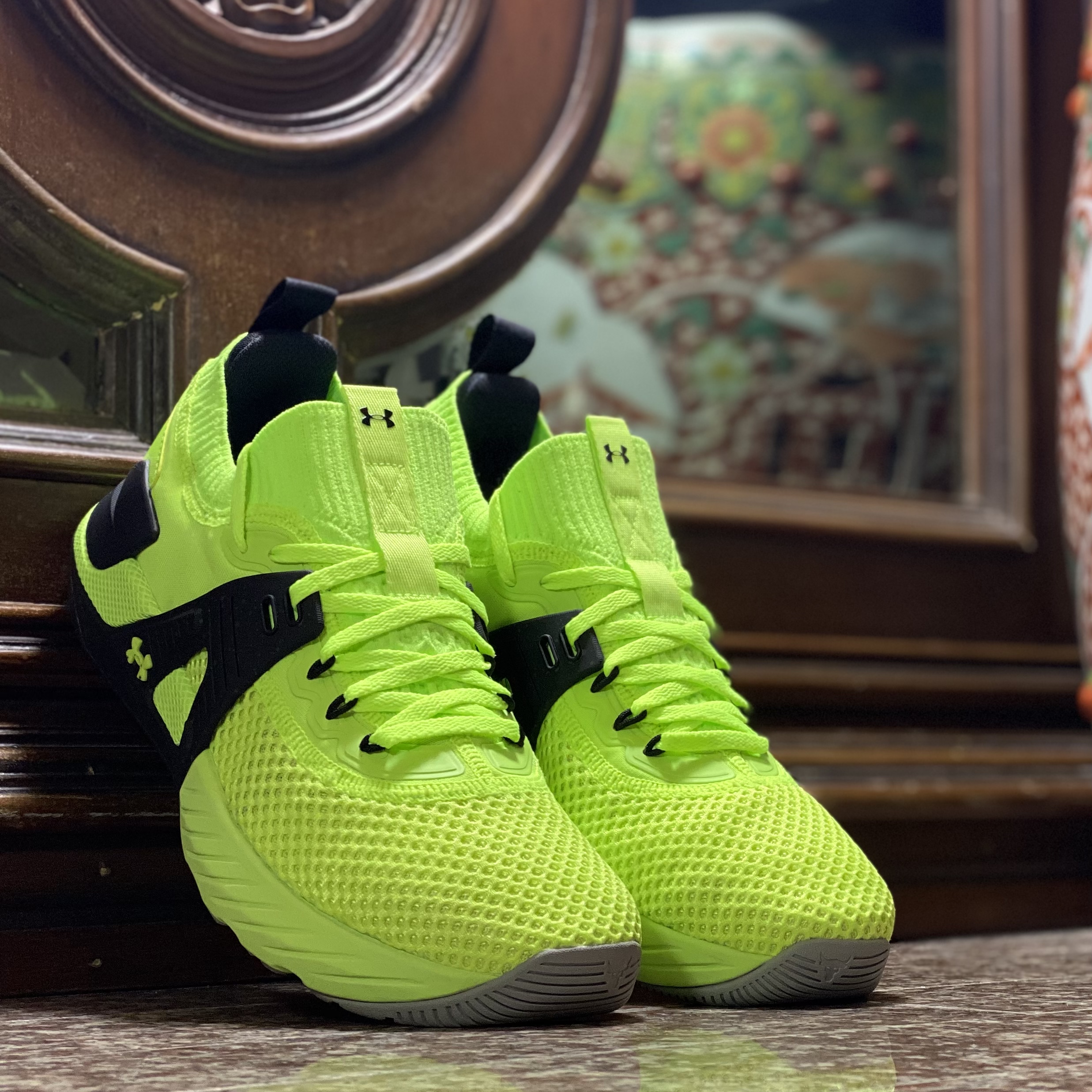 รองเท้าเทรนนิ่ง Under Armour Project Rock 4 ‘GREEN’ (M8US)