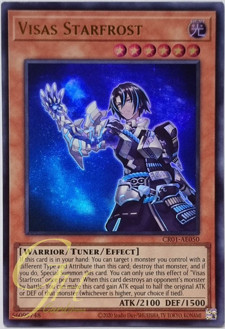 Yugioh [CR01-AE050] Visas Starfrost (Ultra Rare)