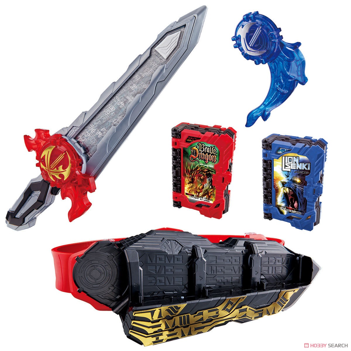 Transform Belt DX Seiken Swordriver & Suiseiken Nagare Emblem & Lion Senki Wonder Ride Book (Henshin Dress-up)