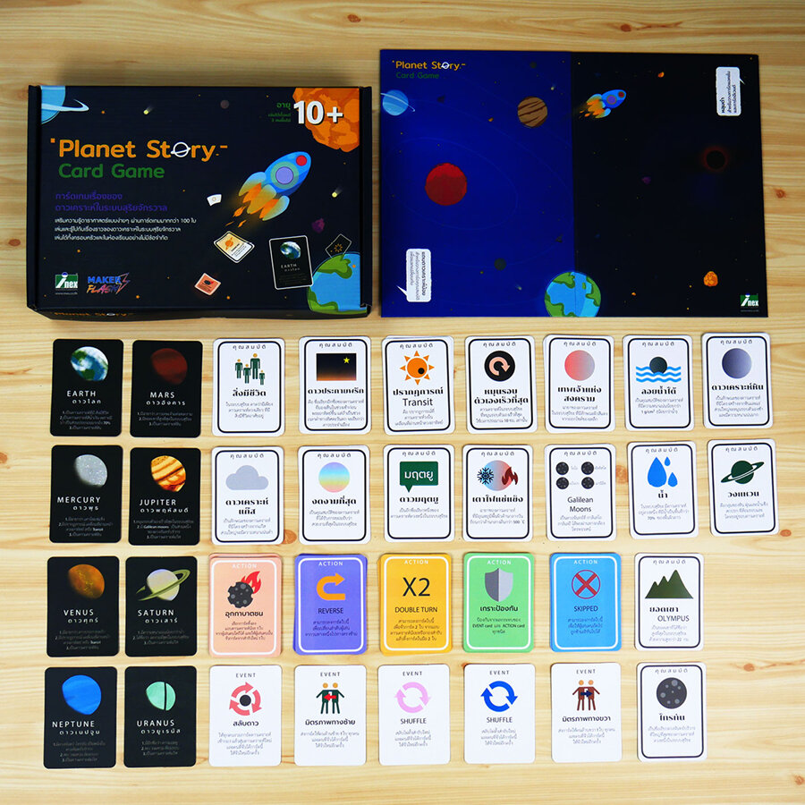 Planet Story Card Game การ์ดเกมเรื่องของดาวเคราะห์ในระบบสุริยะจักรวาล