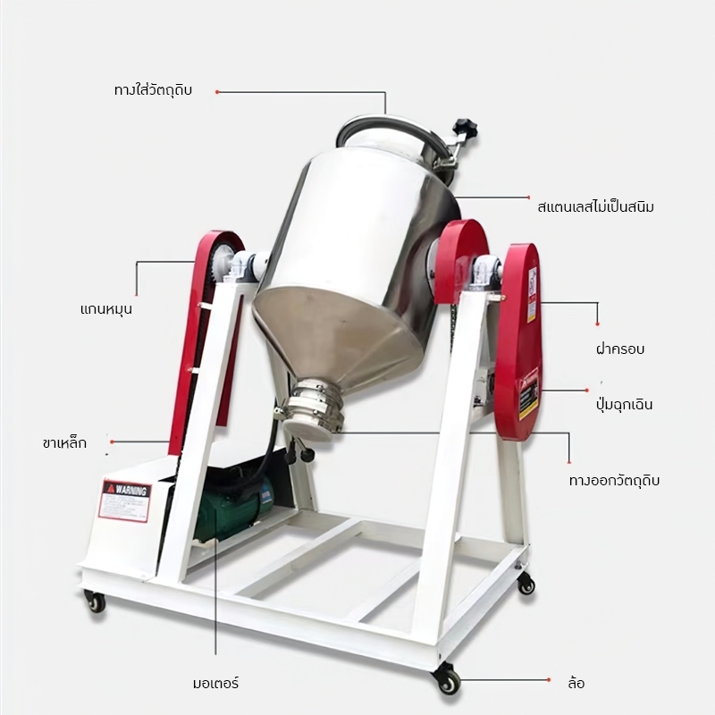 เครื่องผสมวัตถุดิบ เครื่องผสมผงเคมีทรงกรวย HNT-01
