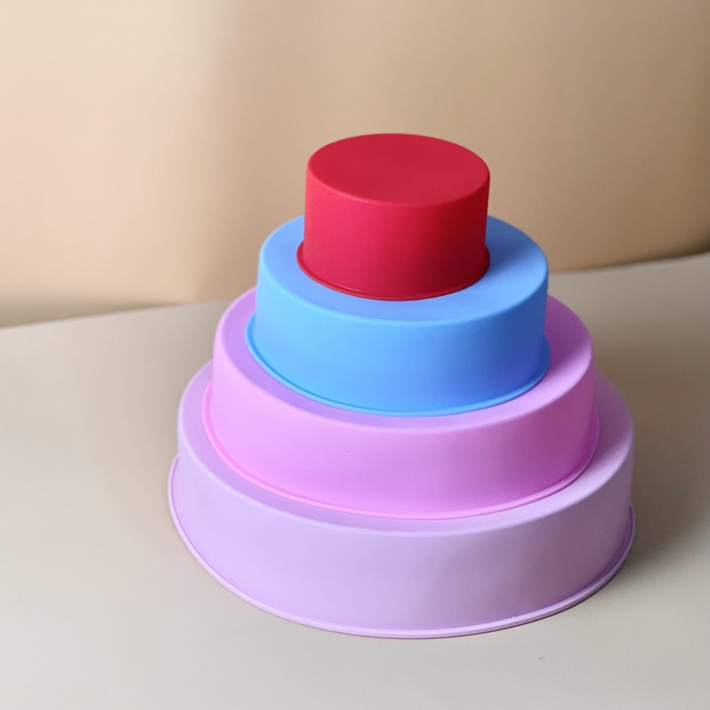 พิมพ์ขนมซิลิโคน ปอนด์เค้กวงกลม ครบทุกไซส์ ครึ่งปอนด์,1ปอนด์,2ปอนด์,3ปอนด์