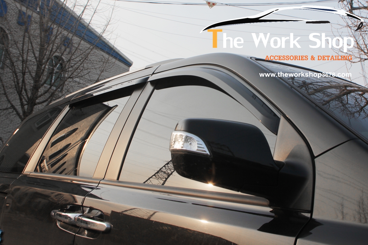 Smoke Door Visor for Carnival ( กันสาดสีดำ )