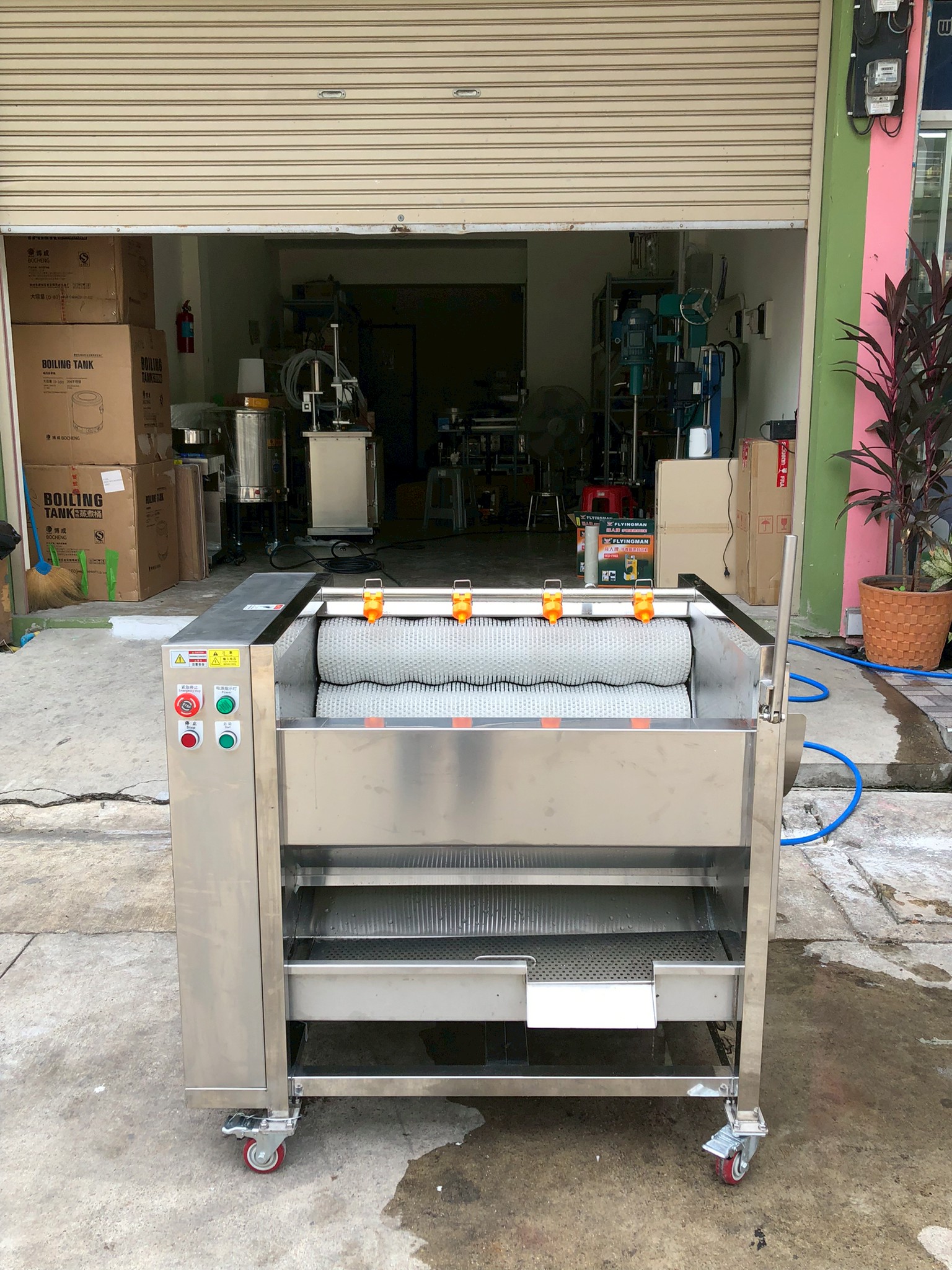 เครื่องล้างผักและผลไม้ระบบแปรง CX Serie