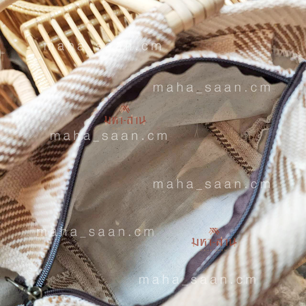 กระเป๋าผ้า หูหวาย คละแบบ สั่งผลิตติดแบรนด์ลูกค้าได้ 🎁