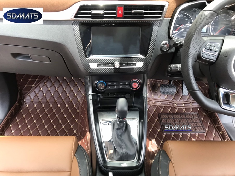 พรมปูพื้นรถยนต์ MG ZS พรม6D VIP แบบหนาพิเศษ เต็มคัน รวมแผ่นท้าย+แผ่นปิดเบาะ