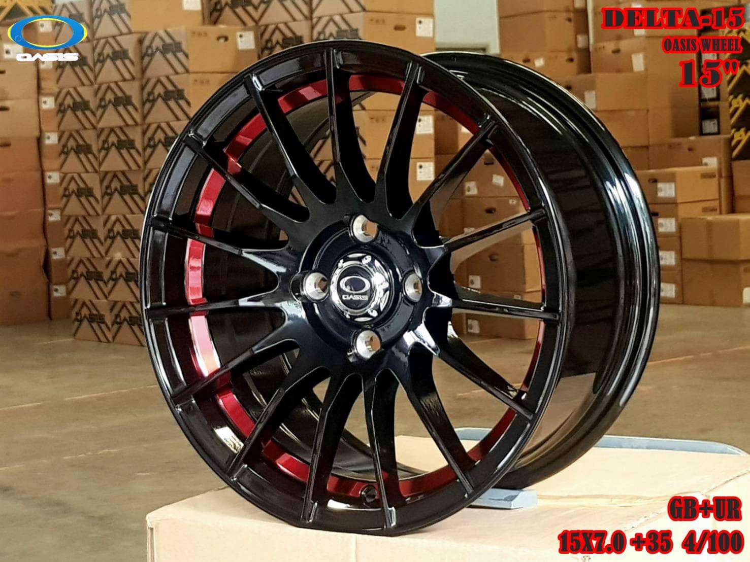 DELTA15 #RS05RR ขอบ15 สีพิเศษ ชุด 6900 เท่านั้น