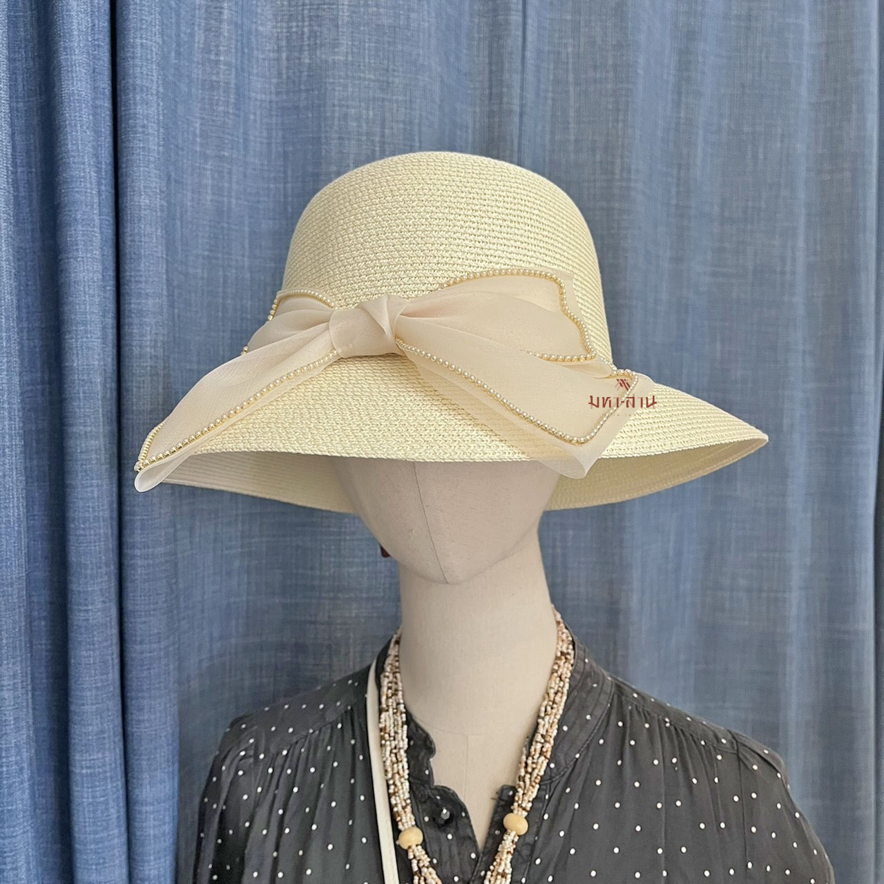 หมวกสาน หมวกไปทะเล หมวกปีกกว้าง 👒