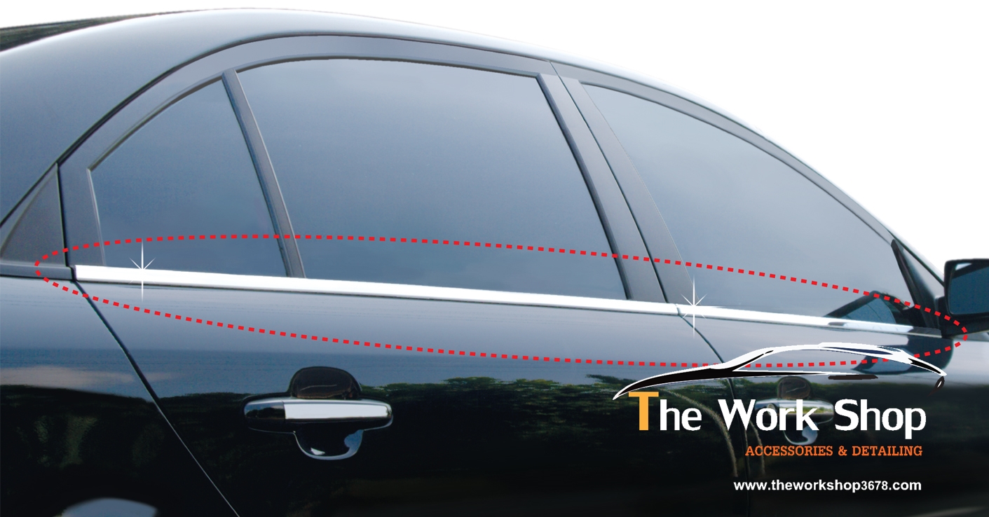 Window Accent for Elantra ( ชุดโครเมี่ยมแต่งขอบกระจกด้านล่าง )