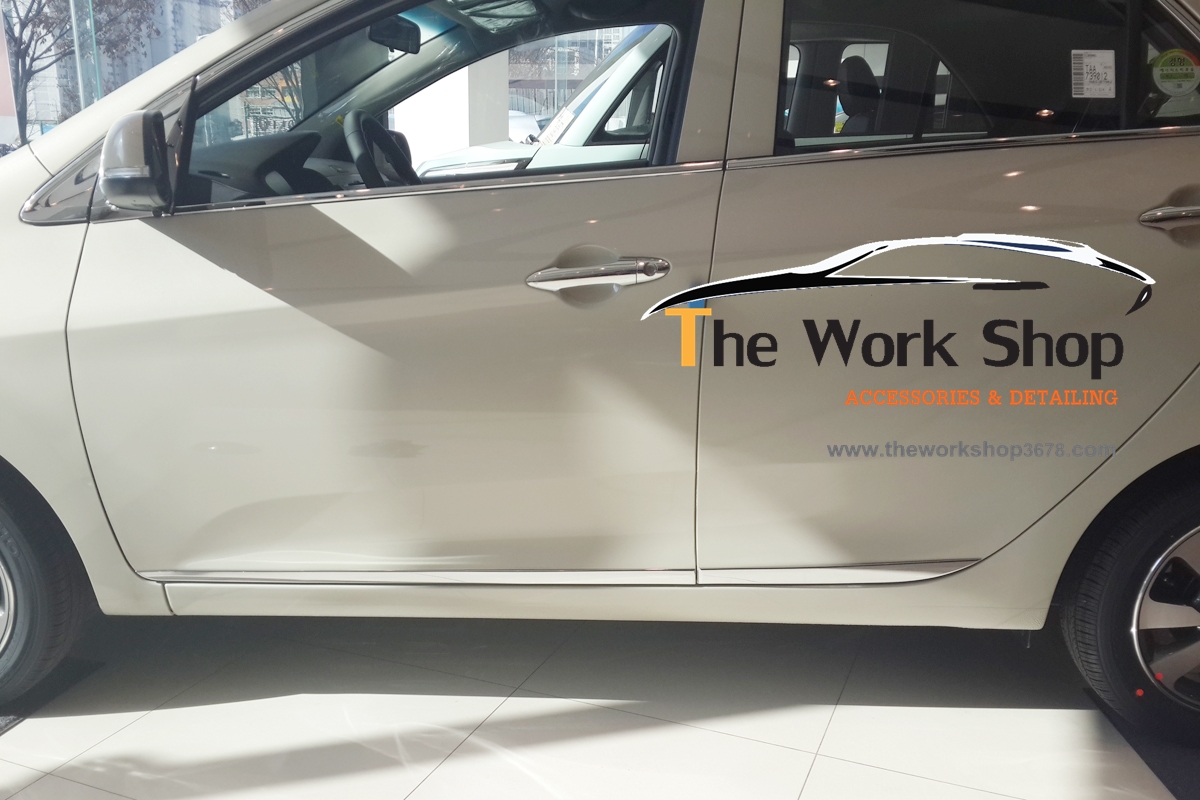 Side Skirt Accent for Picanto ( โครเมี่ยมแต่งชายประตู )