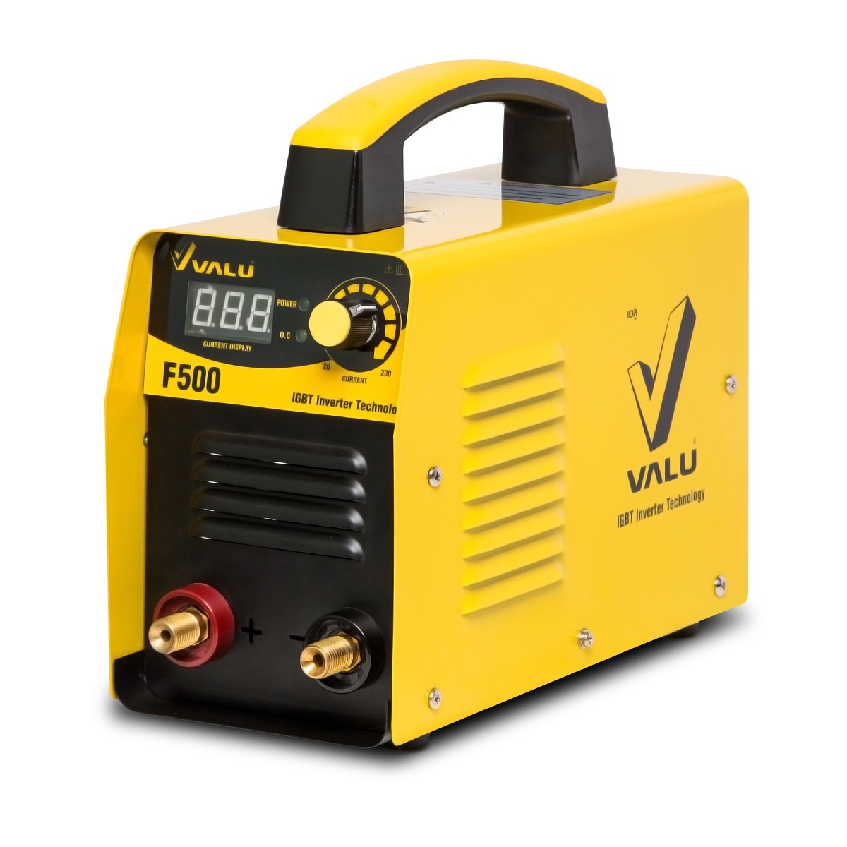 VALU VALU เครื่องเชื่อม IGBT รุ่น F500 กระแสไฟเชื่อม 20-200 แอมป์ แรงดันไฟ 220 โวลต์
