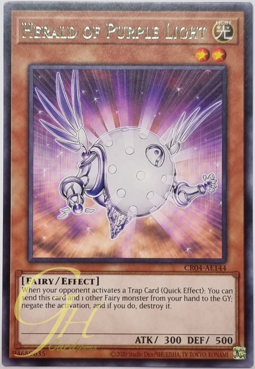 Yugioh [CR04-AE144] Herald of Purple Light (Rare)