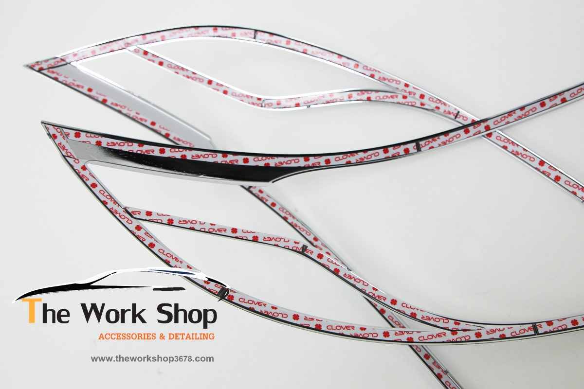 Head Lamp Garnish / Chrome Head Lamp Cover for Sorento ( โครเมี่ยมแต่งไฟคู่หน้า )