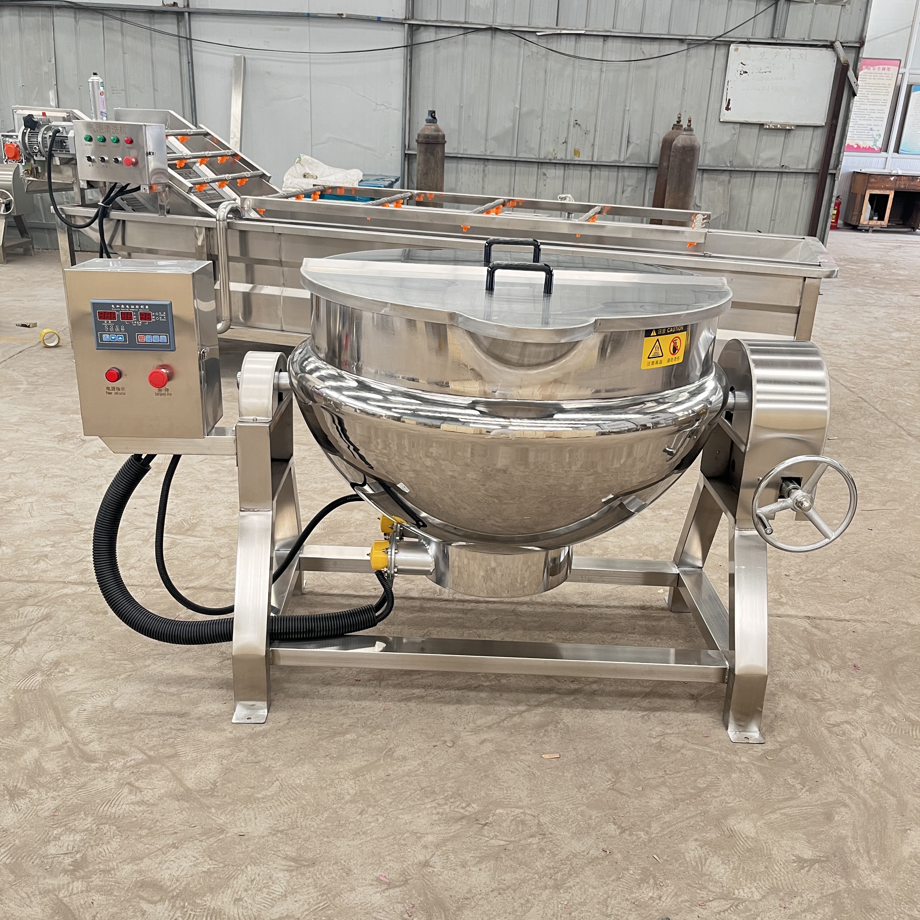 🌈หม้อกวน หม้อทำความร้อน กวนปรุงอาหารอัตโนมัติ รุ่น AS-400 Jacketed Kettle Cooking Mixer Series