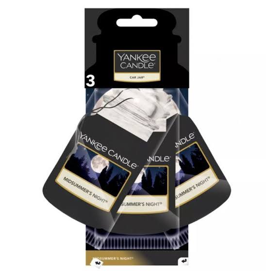 (แพค 3 แผ่น) Yankee Candle Car Jar Singles กลิ่น Midsummer's Night