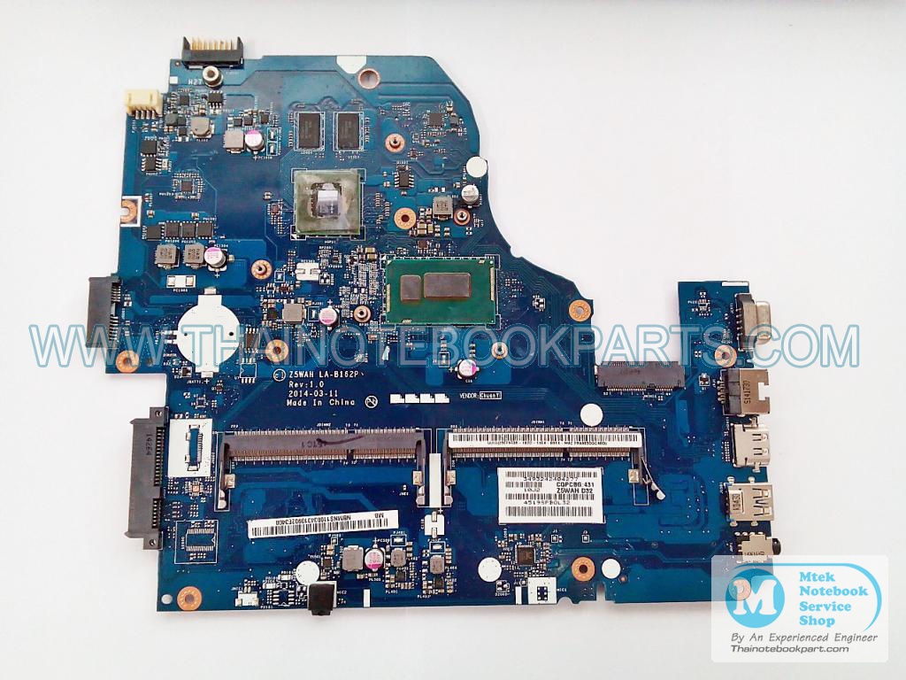 MT07411 เมนบอร์ดโน้ตบุ๊คเสีย Acer Aspire E1-572,E1-572G - LA-B162P Mianboard Parts (ใช้เป็นอะไหล่ในการซ่อม) 2