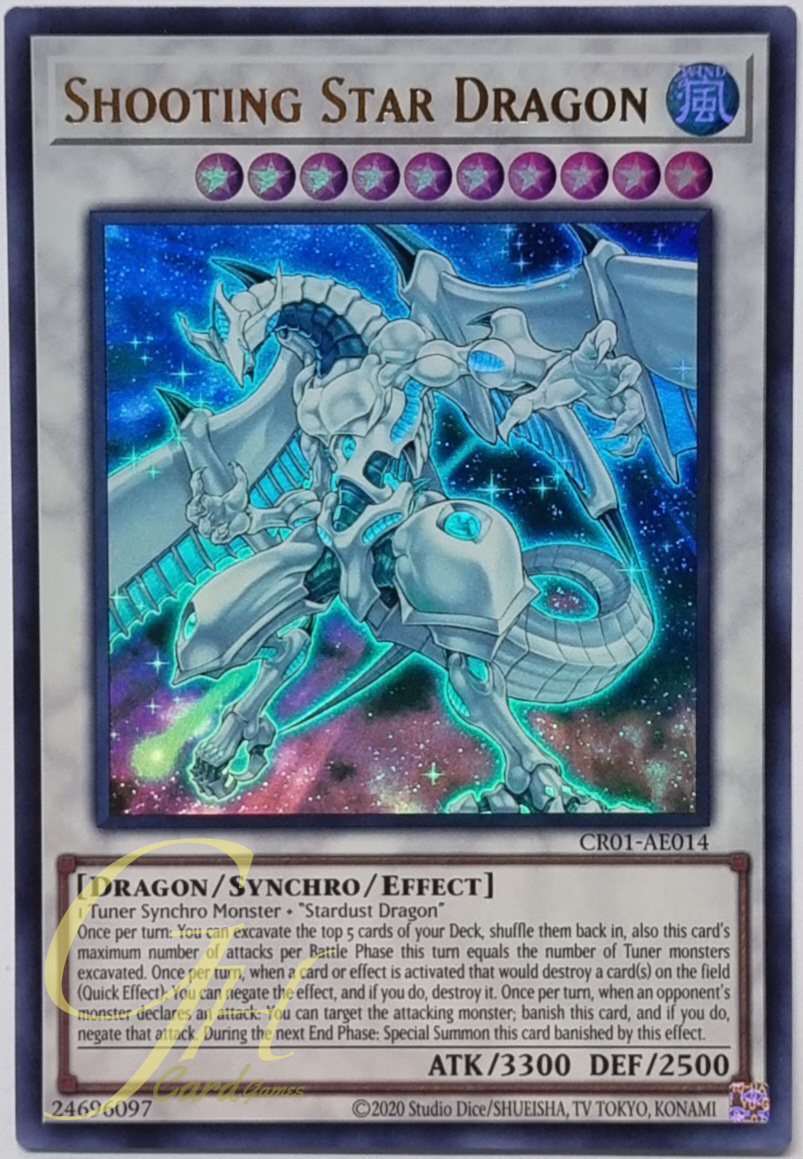 Yugioh [CR01-AE014] Shooting Star Dragon (Ultra Rare)