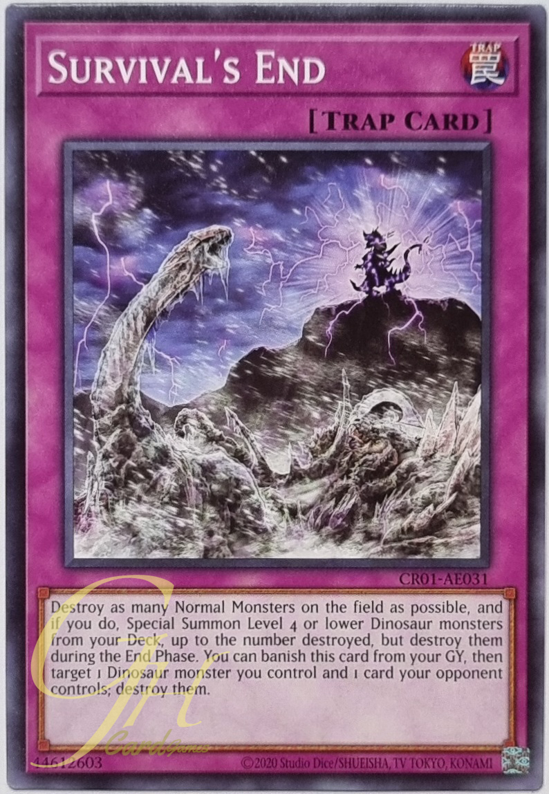 Yugioh [CR01-AE031] Survival's End (Common)