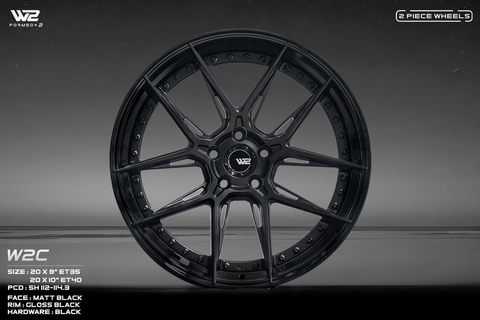 ล้อแท้ W2C ล้อ2ชิ้นขอบ20 ชุดละ 66,000 บาท ที่ STEP9