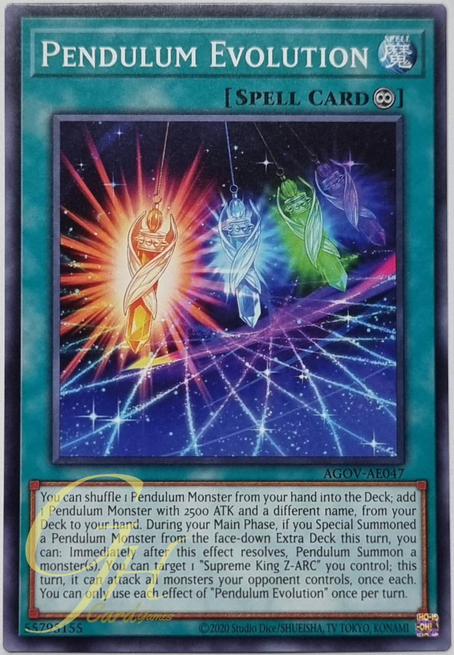 Yugioh [AGOV-AE047] Pendulum Evolution (Common)
