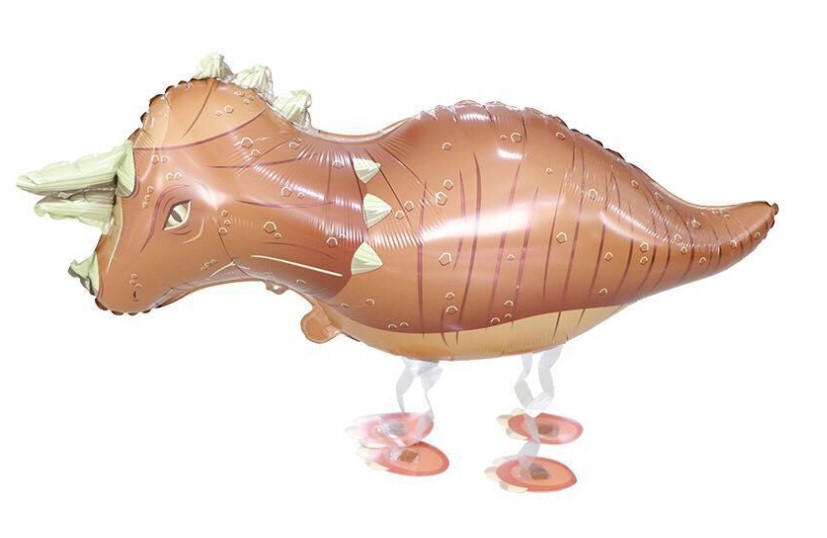AIR WALKING dinosaur สัตว์เลี้ยงเดิินไดโนเสา สีน้ำตาล