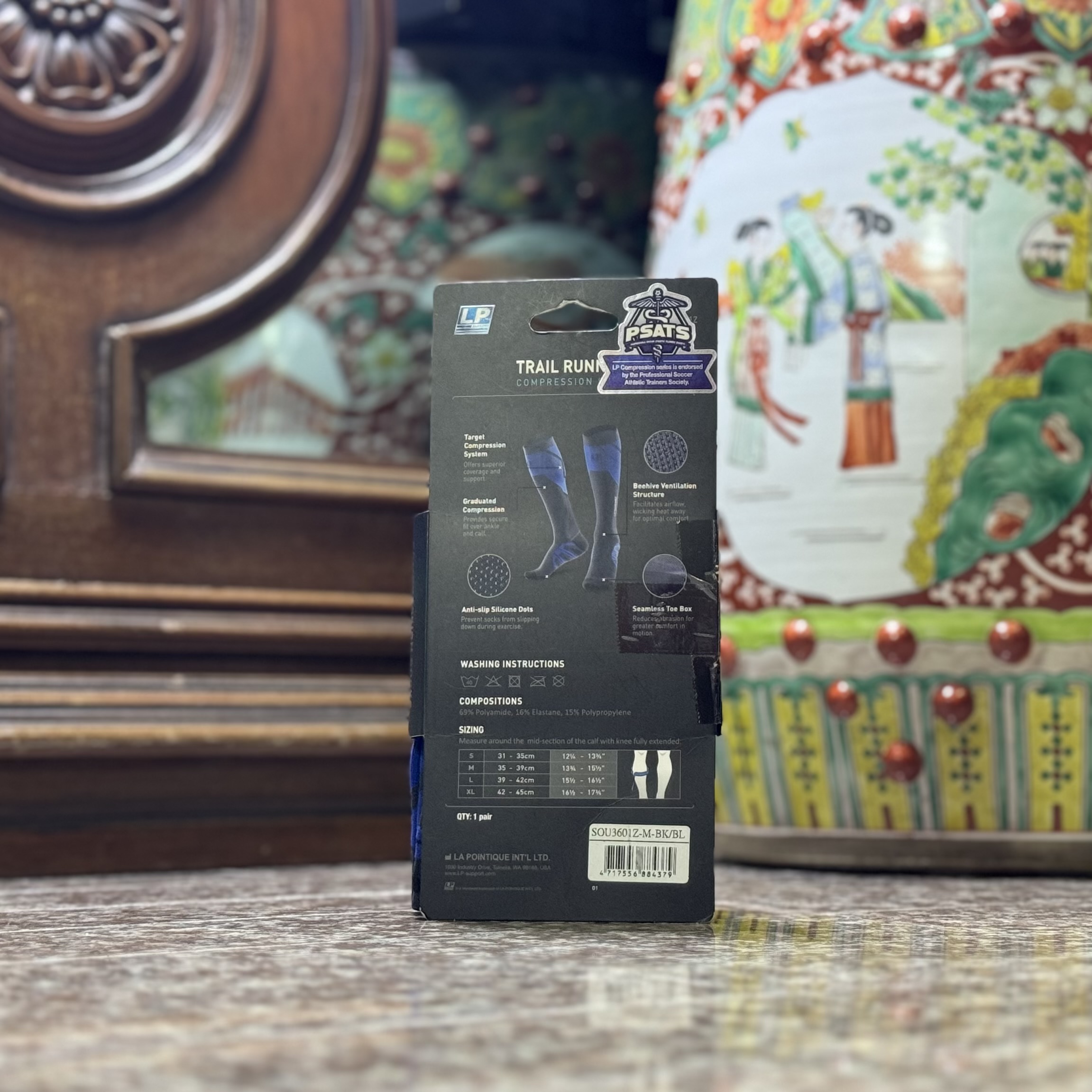 ถุงเท้าวิ่ง LP Trail Running Compression Full Socks (M)