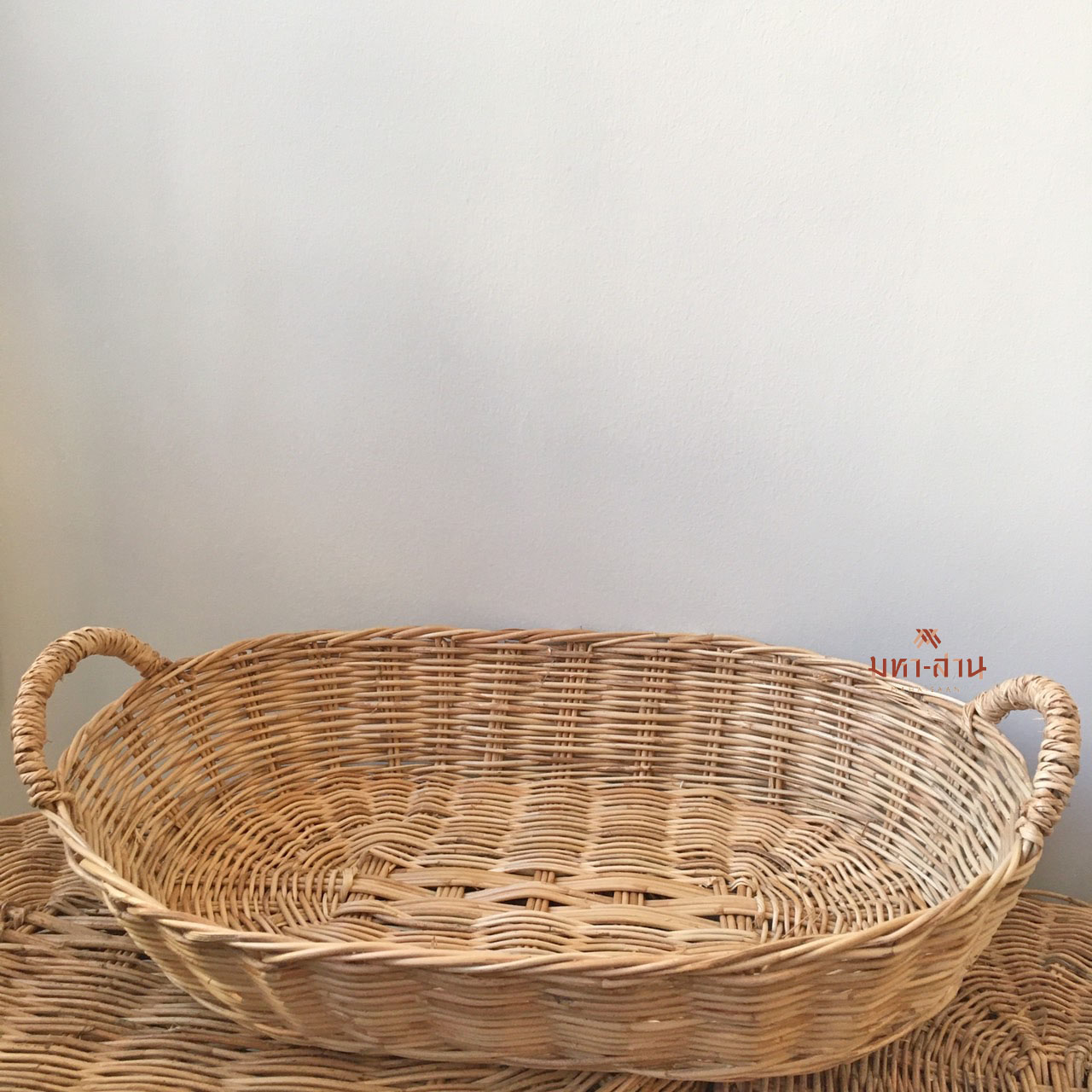 กระจาด2หู ทรงรี ขนาด12*17*35🤎