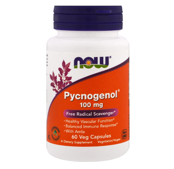 Now Foods, Pycnogenol, 100 mg, 60 Veggie Caps