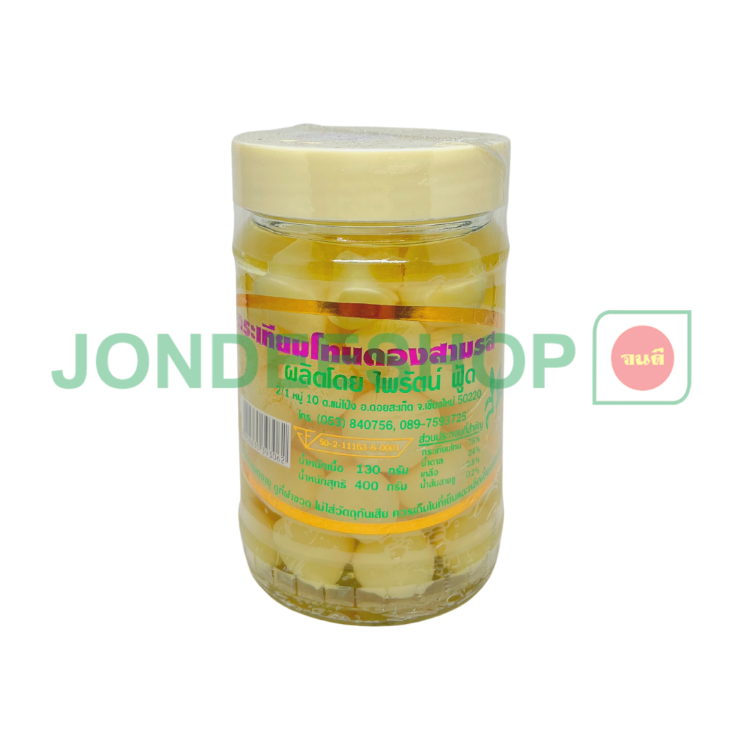 กระเทียมโทนดอง 3 รส 400ก. #8858835393062