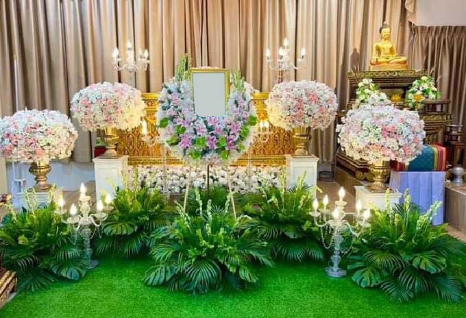 ดอกไม้หน้าศพ WFF90019