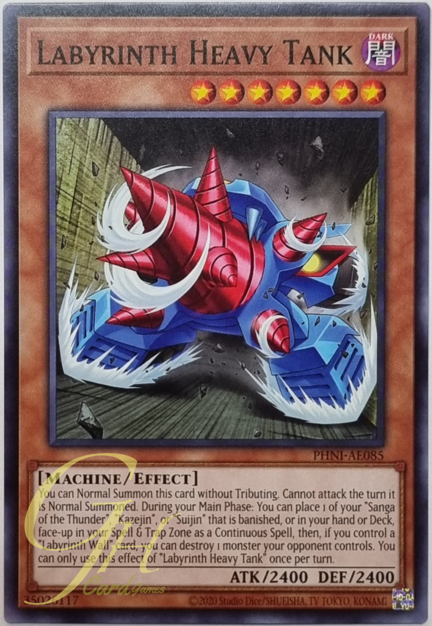 Yugioh [PHNI-AE085] Labyrinth Heavy Tank (Common)
