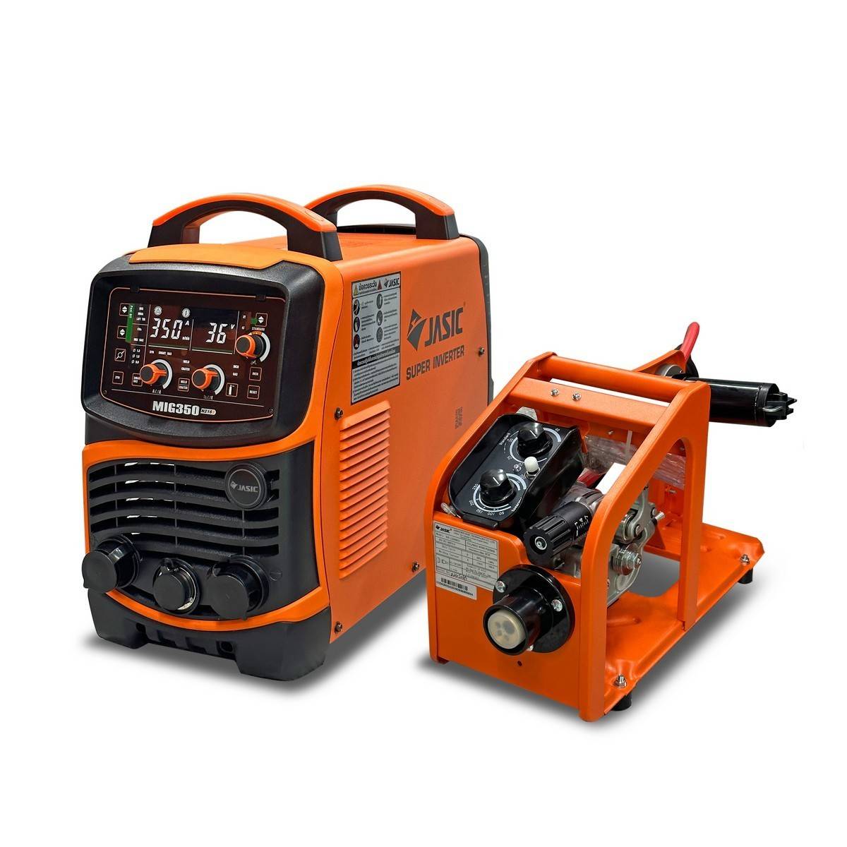 JASIC เครื่องเชื่อม MIG 50-350A (13-40V) ไฟ 3 เฟส 380 โวลต์ รุ่น MIG350N216 มีระบบ MMA และ Lift TIG ระบบเช็คแก๊สและเช็คลวด ระบบป้องกัน IP21S (เจสิค)