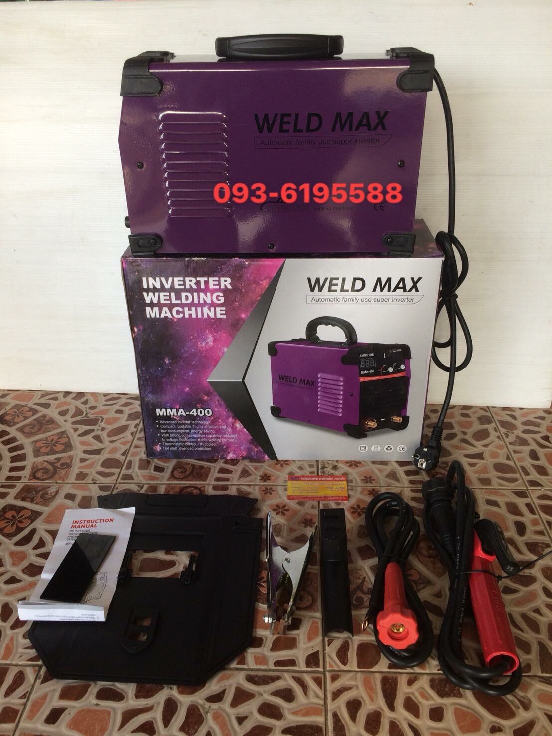 ตู้เชื่อมอินเวอร์เตอร์ IGBT 400A "WELDMAX"
